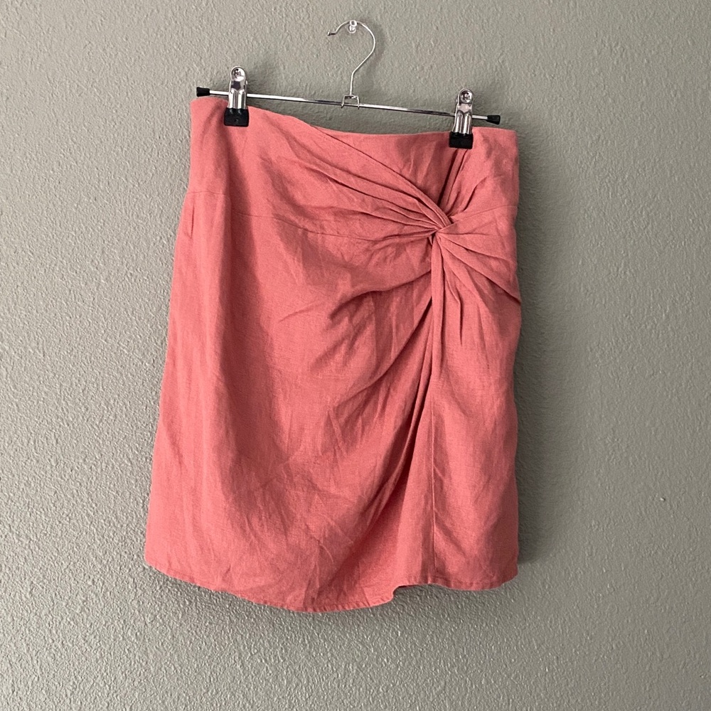 Abercrombie & Fitch Linen Mini Skirt